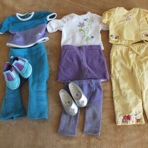 Maplelea Doll MEET outfits Jenna revised 1st + Friend doll + Brianne original